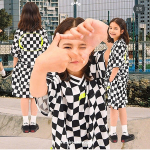 히로 블랭크체커팬츠 120