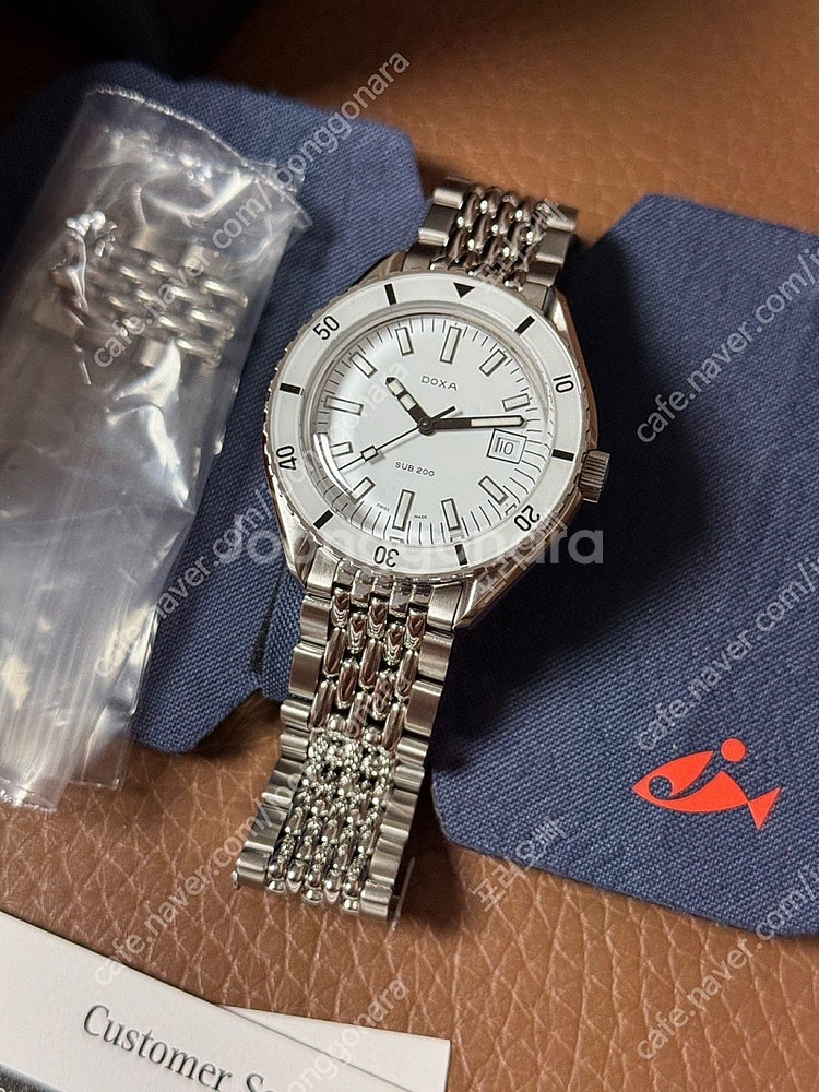 독사 서브200 DOXA SUB200 화이트펄--0