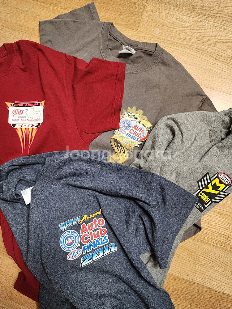미국 NHRA 시리즈 모터 스포츠 티셔츠 새제품--2