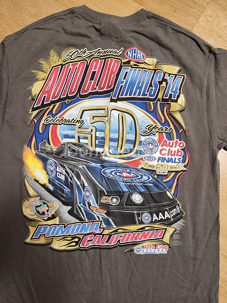 미국 NHRA 시리즈 모터 스포츠 티셔츠 새제품--4