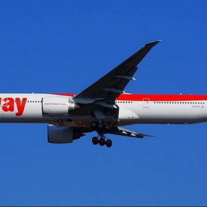 [사전예약] 1:400 티웨이항공 B777-300ER HL8706 다이캐스트 모형 [PHOENIX]