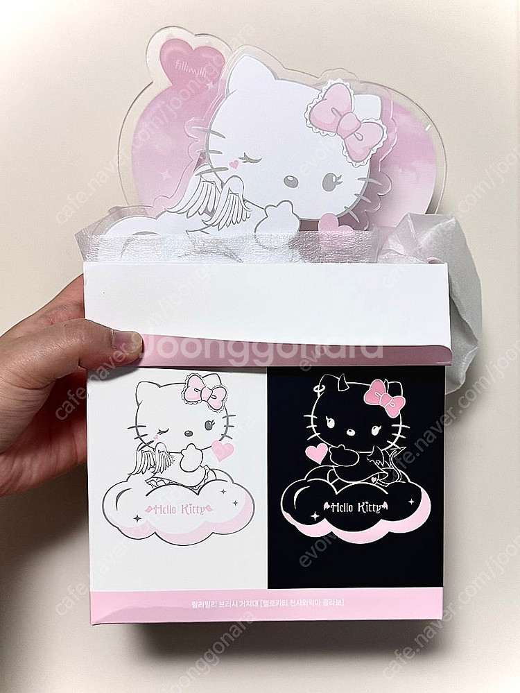 올리브영 필리밀리 헬로키티 브러쉬 거치대 천사--0