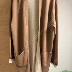 솔리드 옴므 브라운 가디건