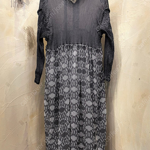 issey miyake me 이세이미야케미 시스루 바운스 원피스