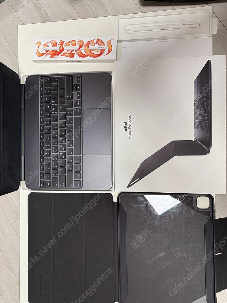 아이패드프로 13인치 (13 M4)판매 (셀룰러,애캐플,키보드,펜슬,케이스 포함) 이미지