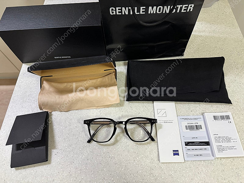 젠틀몬스터 루토01 안경 정품 판매합니다. 젠몬--0