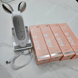 메디큐브 에이지알 더마 EMS 샷,콜라겐 부스터젤 4개