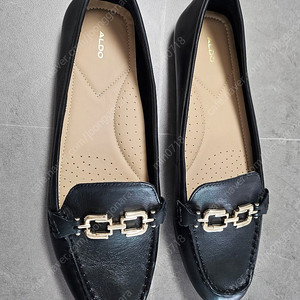 알도 aldo 블랙 로퍼 여성 245(새상품)