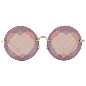 미우미우 하트 선글라스 miumiu heart round sunglass