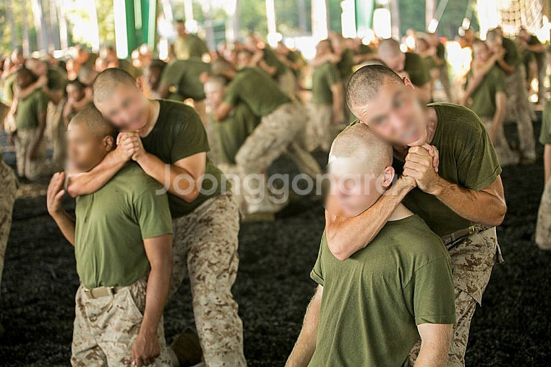 USMC 미해병 미군 반팔티셔츠 반바지 맨투맨 크루넥 ...--0