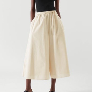 cos 코튼 와이드 큐롯 팬츠 -새상품