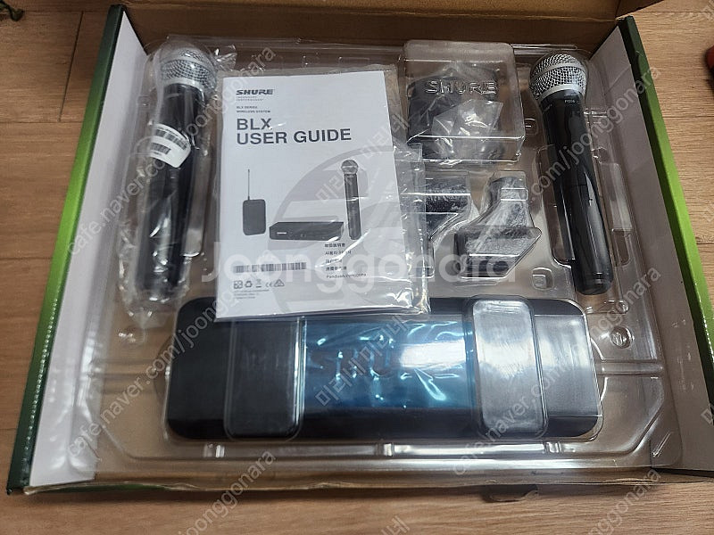 슈어 shure 무선마이크 리시버 세트 BLX/PG58--1