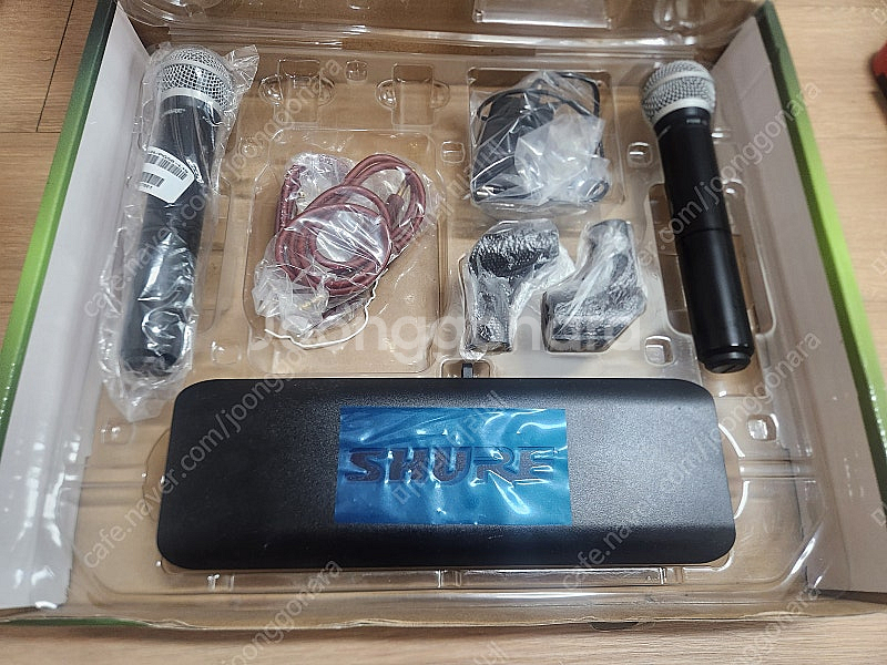 슈어 shure 무선마이크 리시버 세트 BLX/PG58--2