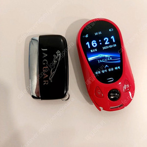 재규어 XE, XF, XJL, E페이스, F페이스 모든연식 자동차키를 신형 LCD 풀터치 스크린 디스플레이키로 컨버전 업그레이드 전환 제작 편리한 근접도어 PKE 기능 활성화 추가