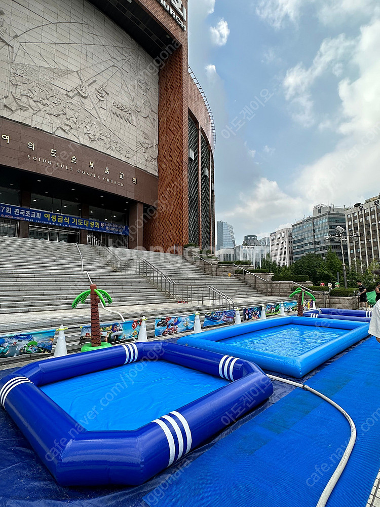 여름성경학교, 워터슬라이드 ,물놀이풀장, 유치원행사, ...--3