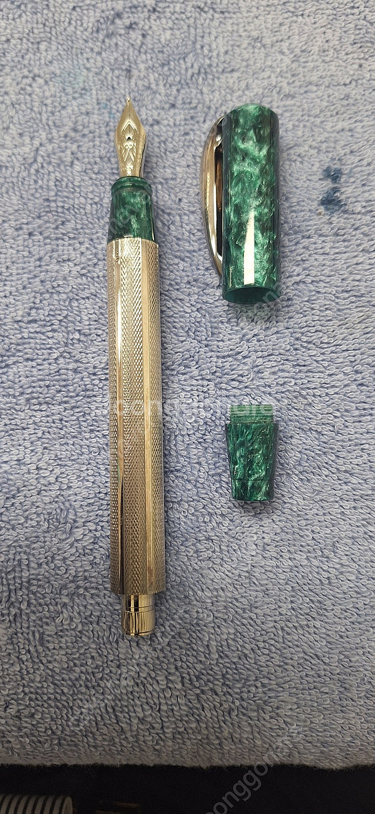 비스콘티 르네상스 스털링 실버 14k m 닙 만년필 팬...--1