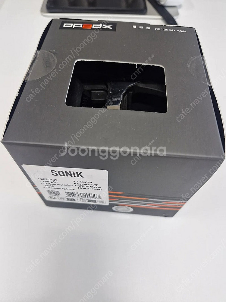 엑스페도 스러스트 소닉 클릿 페달 새 상품 팝니다.--0