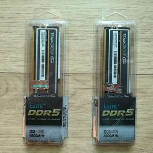 팀그룹 TEAMGROUP DDR5-4800 32GB X 2개 판매합니다