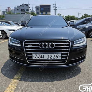 [아우디]뉴A8 65 TFSI 콰트로 디자인 LWB (5인승)2016 년식 검정색 수원 중고차