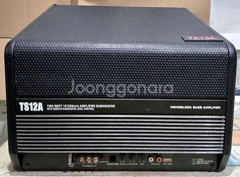 카용 우퍼 앰프 일체형 서브우퍼 TTEC TS12A 2...--0