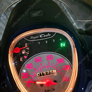 슈퍼커브 블루 110 cc 2019년 15xx 키로수 낮음
