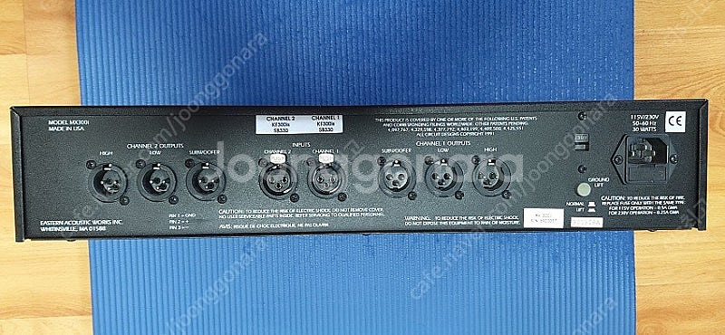 Eaw mx300i 크로스오버--2