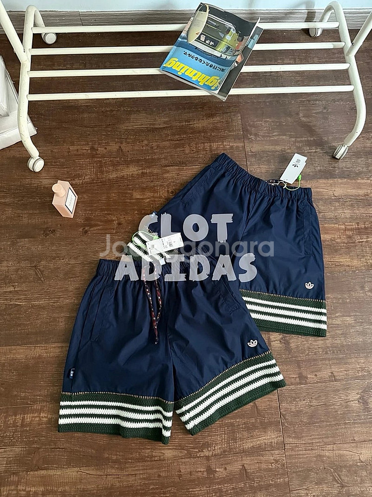 좌쓰 Adidas x Clot Knit Shorts 아...--0