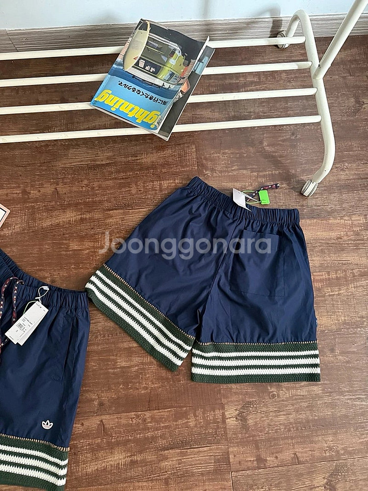 좌쓰 Adidas x Clot Knit Shorts 아...--4