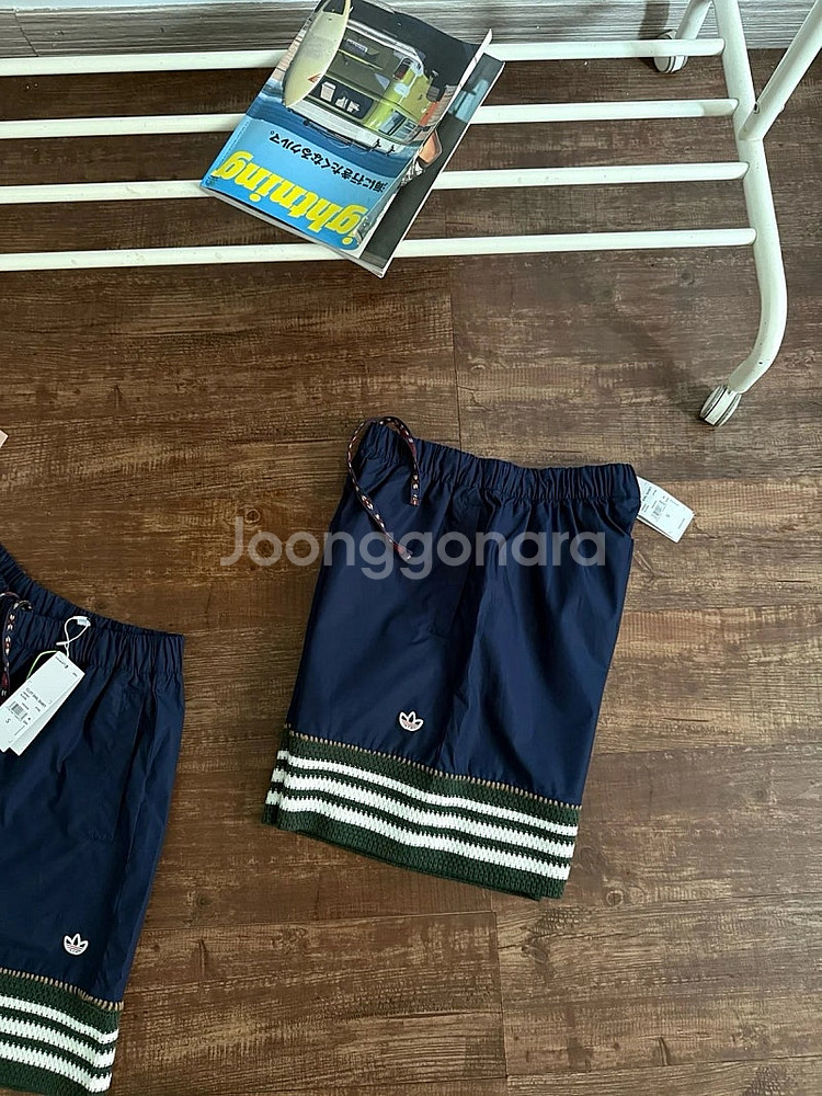 좌쓰 Adidas x Clot Knit Shorts 아...--5