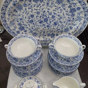 민톤(Minton) 본차이나 외 중국 찻잔 세트 일본 접시 세트 쟁반 등 일괄 판매