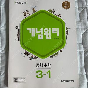 개념원리 중등 3-1