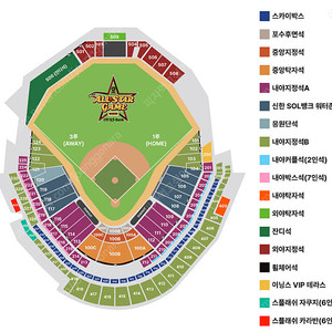 [최저가] 07/12(토) 올스타전 3루 2층 내야지정석A 217블럭 2연석 판매