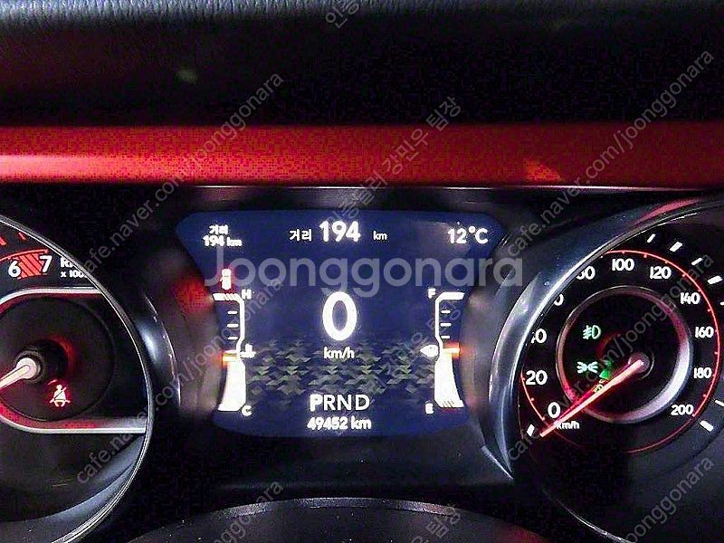 지프 랭글러 중고 랭글러 루비콘 중고 빨간색 2019년...--9