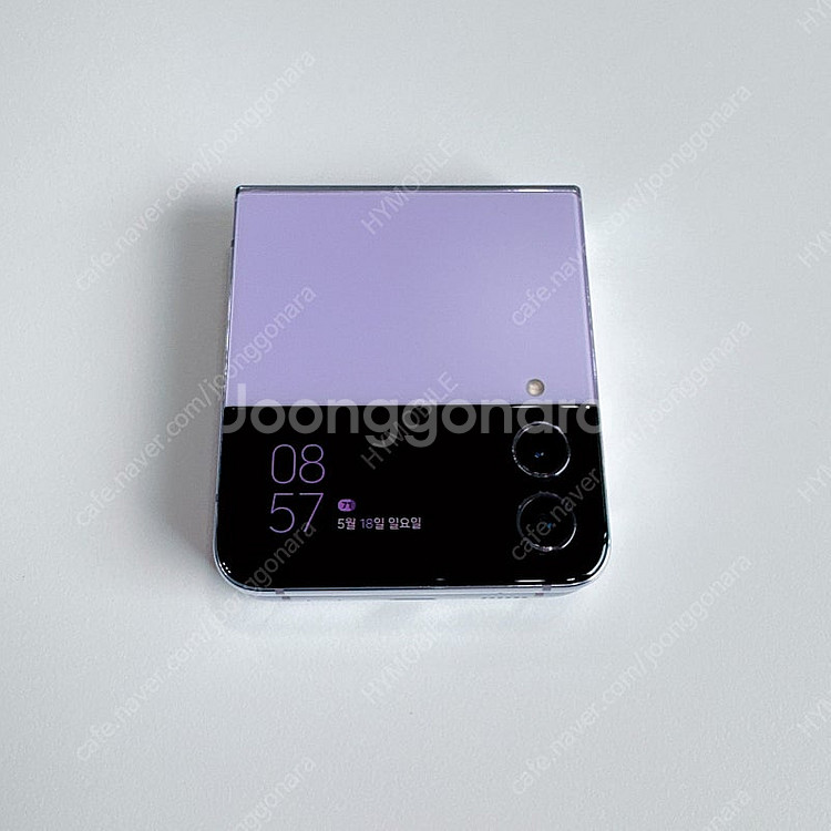 갤럭시Z플립4 라벤더 512기가 무잔상 중고폰--0