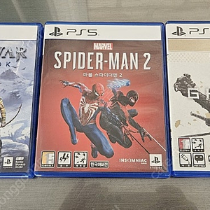 PS5 스파이더맨2/고스트오브쓰시마/갓오브워라그라노크 게임CD