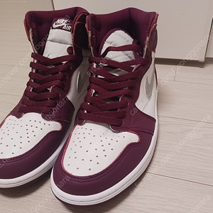 (새상품) 조던1 레트로하이 OG 보르도 280
