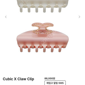 에스실 헤어 집게핀 (cubic x claw clip)