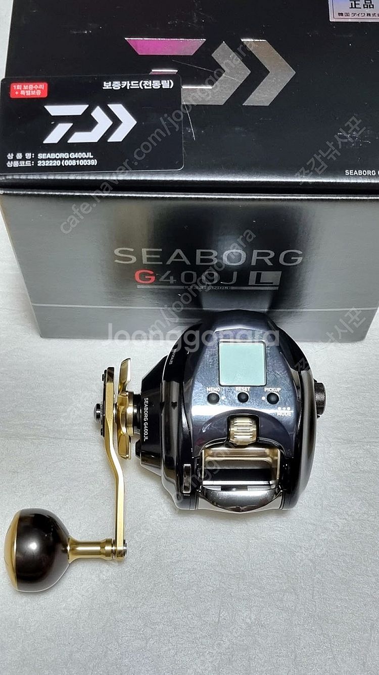 한국다이와 시보그 G400JL 신모델 팝니다.--0