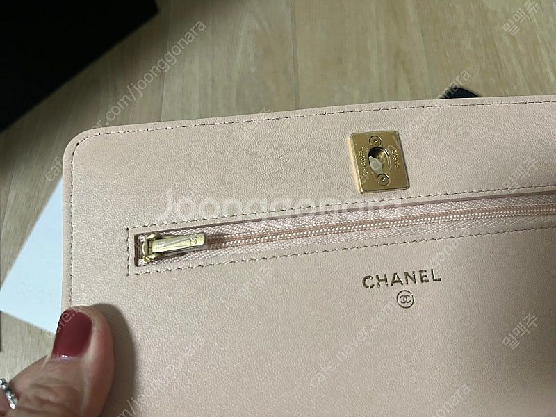 샤넬 카멜리아 골드볼 체인--4
