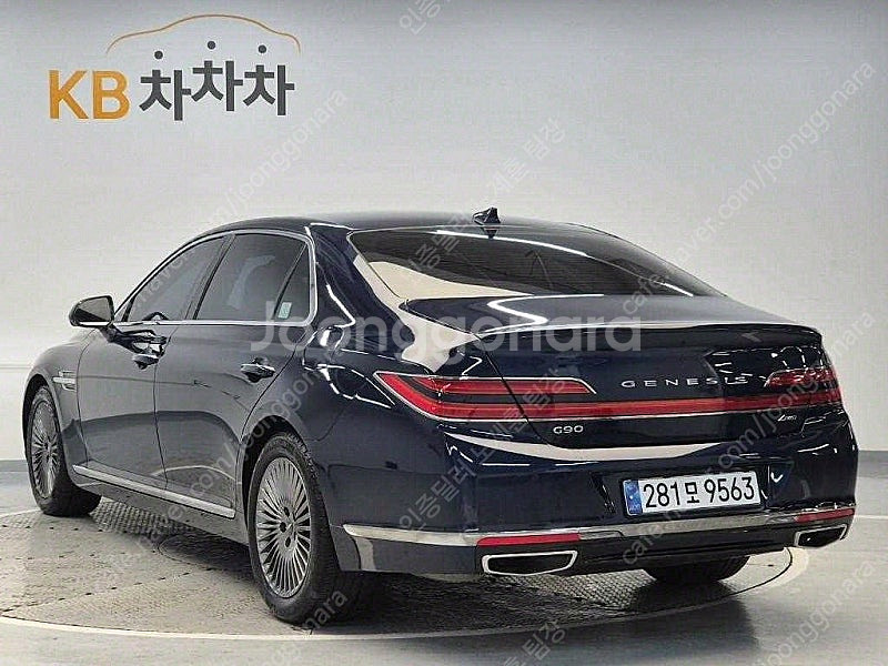 제네시스 G90 중고 제네시스 중고 가격 파란색 202...--3