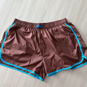 핀카 시티워커 바인딩 쇼츠 브라운 커버업 팬츠