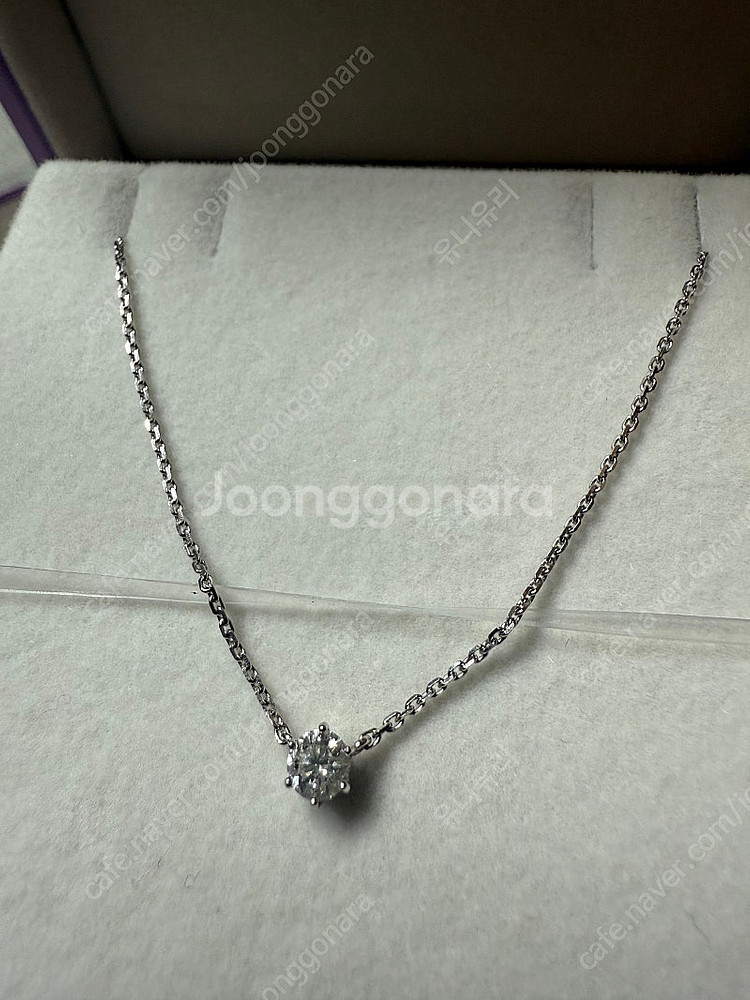 골든듀 솔리테어 2C 목걸이 0.2ct--4