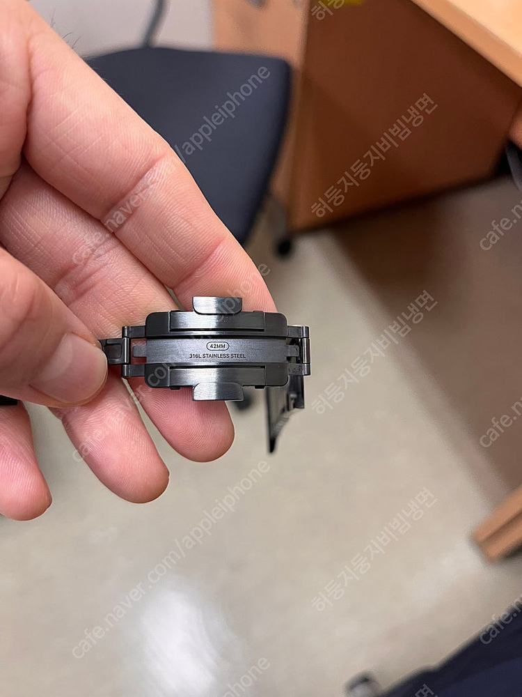 애플 링크브레이슬릿 링블 블랙 42mm 정품--2