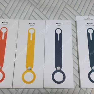 애플 정품 에어태그 루프 레더 루프 케이스 새제품