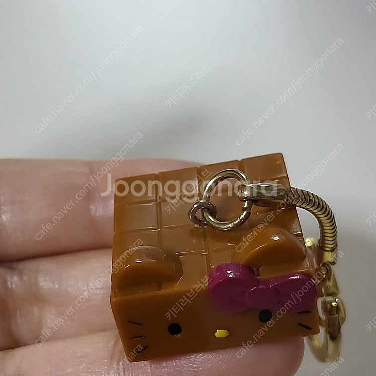 헬로키티 한정 카라멜 키티 스트랩 키링 고전 키티 빈티...--9