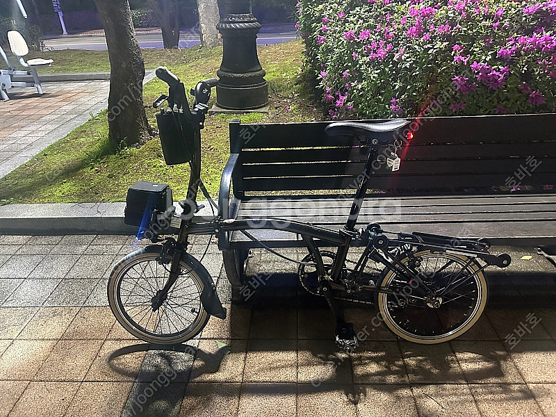 브롬톤 블랙라커 6단 20년식 팝니다--7