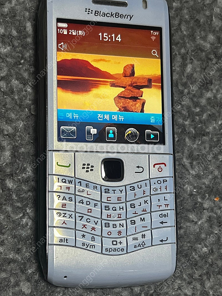 블랙베리 펄 핸드폰 공기계 팝니다. 택포--2