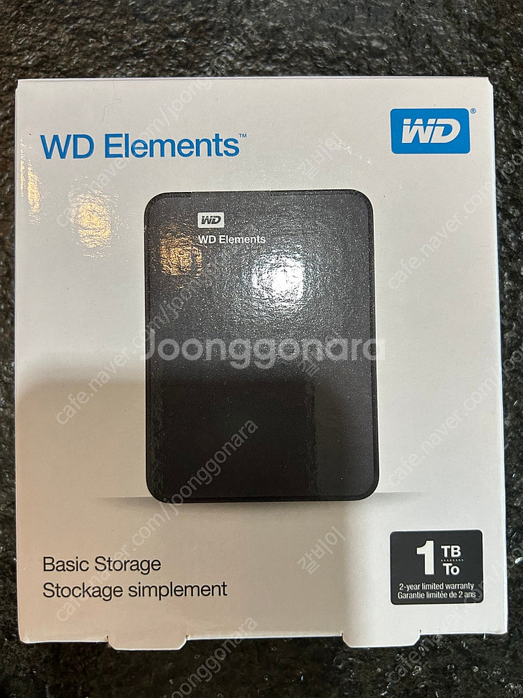 WD Elements 외장하드 1TB--0