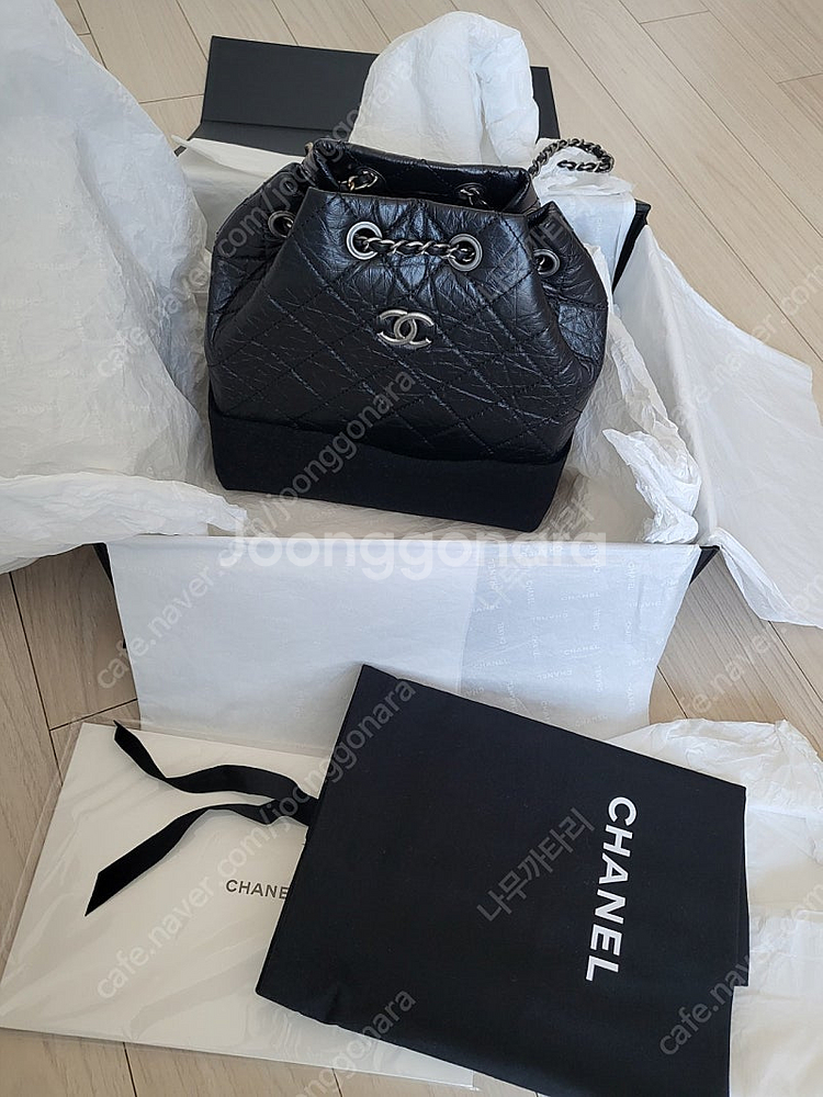 샤넬 가브리엘 백팩 스몰 블랙 새상품 (정품)A94485내장칩--0