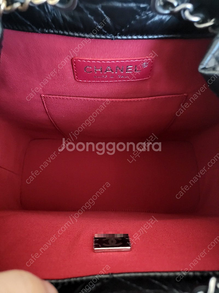 샤넬 가브리엘 백팩 스몰 블랙 새상품 (정품)A94485내장칩--4